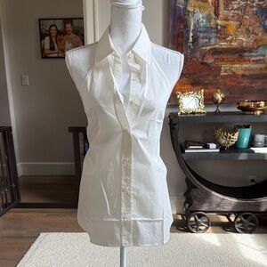 SER.O.YA White Sleeveless Blouse never been worn!